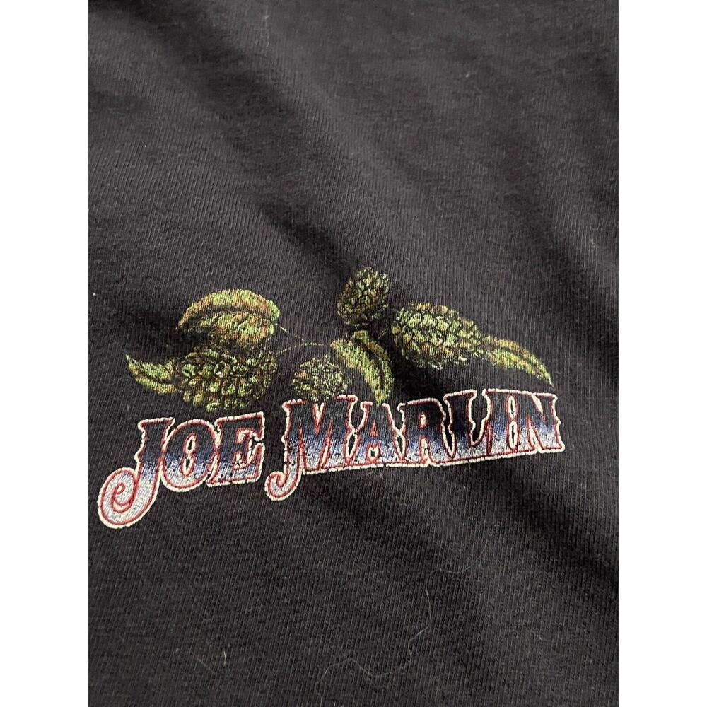 Joe Marlin Mens Black Brews Blues BBQS Short Sleeve T-shirt Size M MEDIUM - Picture 6 of 9
